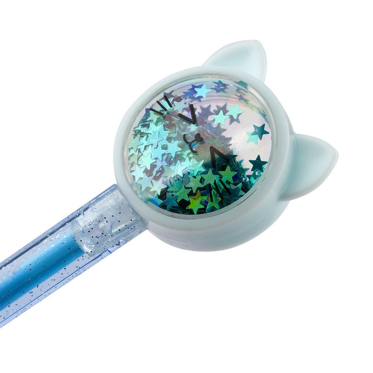 Ручка пиши-стирай гелевая "Funny smile" MESHU (ассорти) с топпером