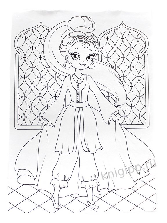 Раскраска А5 "Для девочек" 16 стр.ПРОФ-пресс Раскраска А5 "Для девочек" 16 стр.ПРОФ-пресс