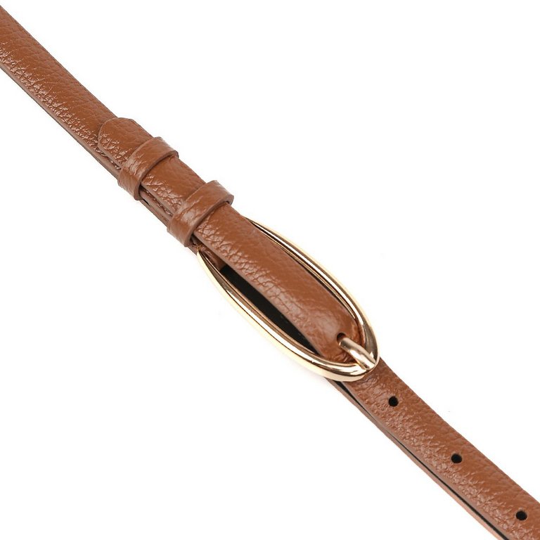 Ремень FABRETTI женский, натуральная кожа, размер 120, св. коричневый