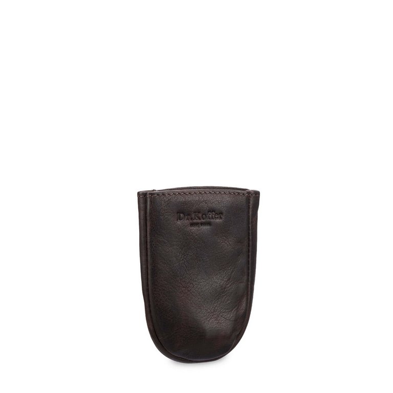 Футляр для ключей Dr.Koffer 7*9,5см, коричневый