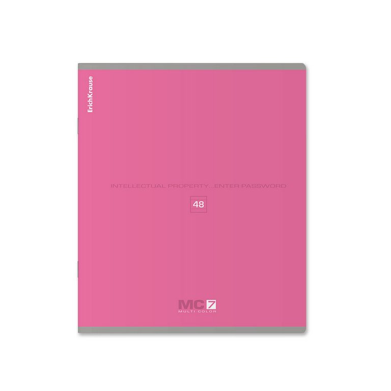 Тетрадь 48 лист лин. А5+ на скрепке "Ученическая" ErichKrause, 5 видов