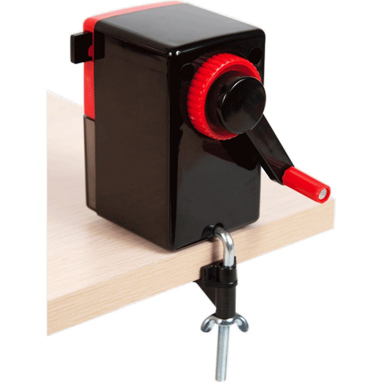 Точилка механическая пластиковый корпус deVENTE (70x110x100мм) с креплением к столу