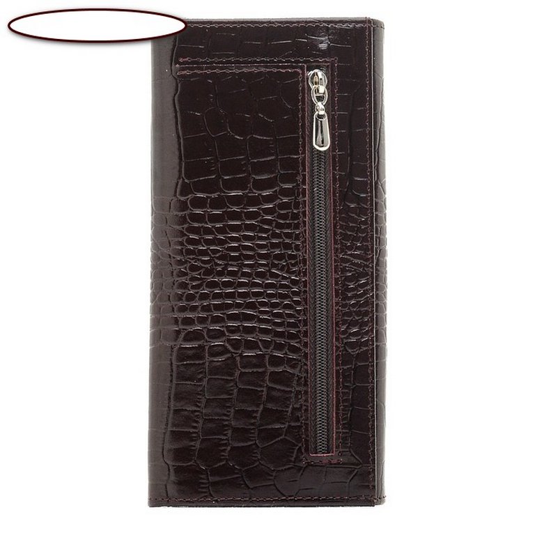 Портмоне Faetano "Геккон" женское, нат. кожа, бордовый