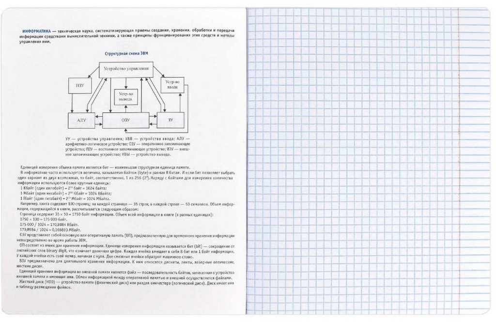 Тетрадь 48 лист кл. А5+ на скрепке, со справ. мат-ом "ФРАЗЫ С ХАРАКТЕРОМ. ИНФОРМАТИКА"