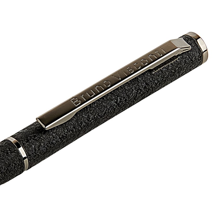 Ручка шариковая Bruno Visconti "Palermo"  с эффктом винтаж черный (стерж.117мм)