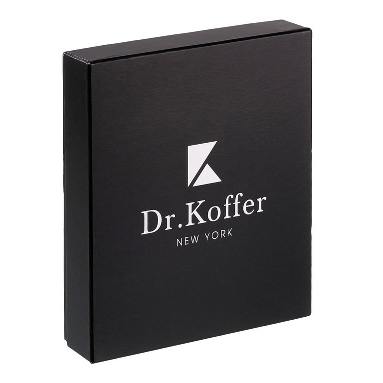 Футляр для ключей Dr.Koffer 7,5*13,5 см чёрный