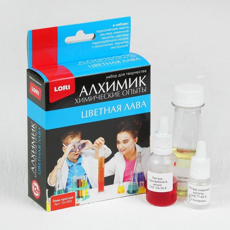 Игра научная 10+ "Лава красная" Lori