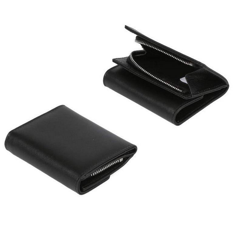 Портмоне FABRETTI женское, нат. кожа, 10*8*2,5см, черный