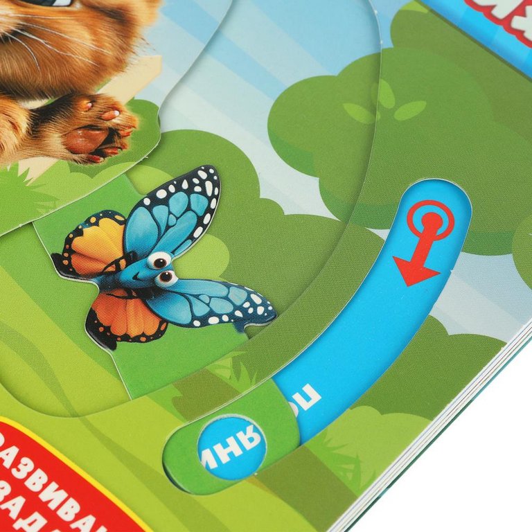 Книга детская с секретами "Любимые питомцы" Умка