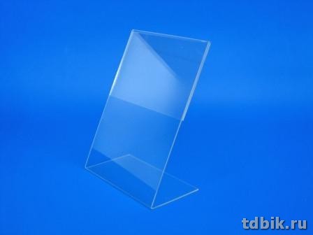 Подставка инф. настольная А4 верт. 210*297мм одностор. акрил 2мм