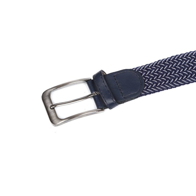 Ремень FABRETTI универсальный, полиэстер размер 125, синий/белый