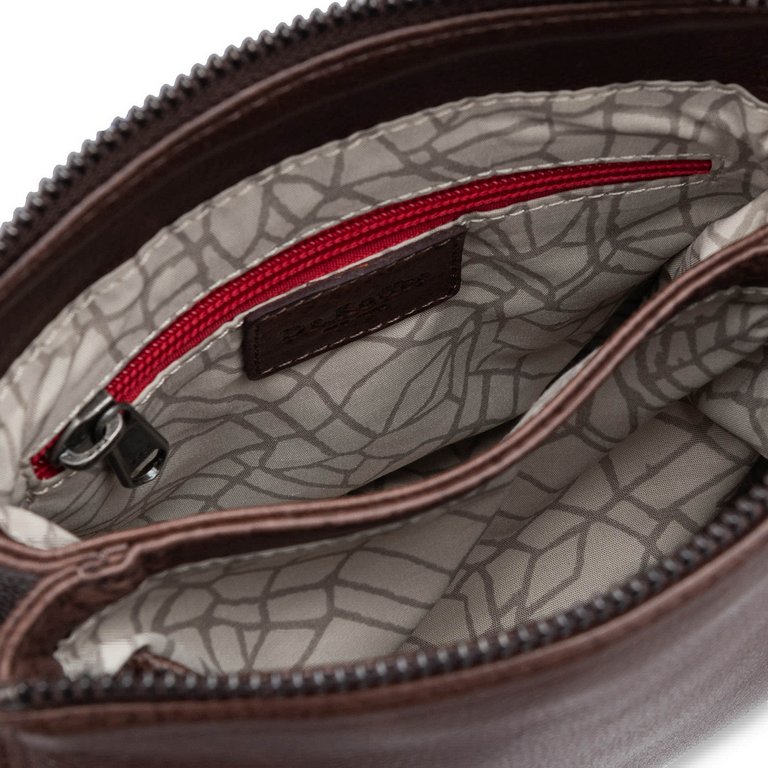 Сумка женская Dr.Koffer 18х16х7см см, нат.кожа коричневая