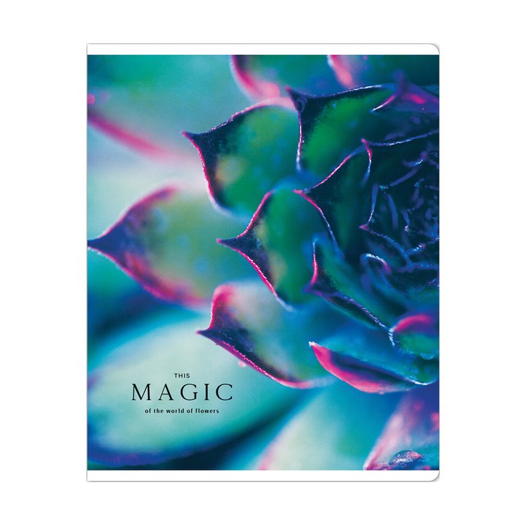 Тетрадь 48 лист кл. А5 на скрепке Greenwich Line "Magic of flowers", глянцевая ламинация, 70г/м2