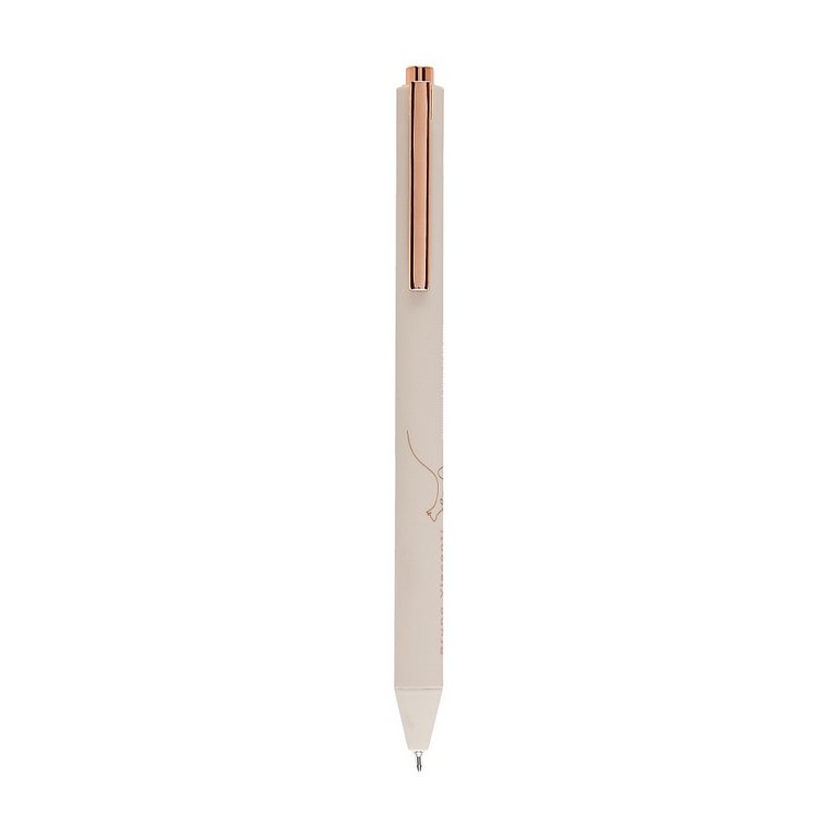 Ручка шариковая авт. Bruno Visconti "Total Beige"  0,38мм синяя (ст.108мм, лин.0,36) игольч.