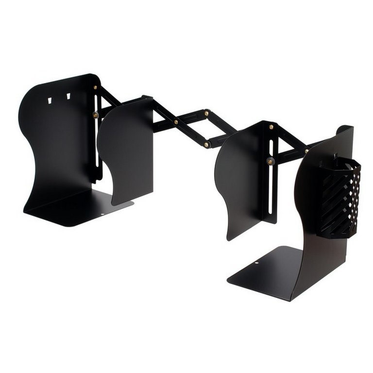 Подставка для книг 190*147 мм deVENTE "Slider" металлическая, черная