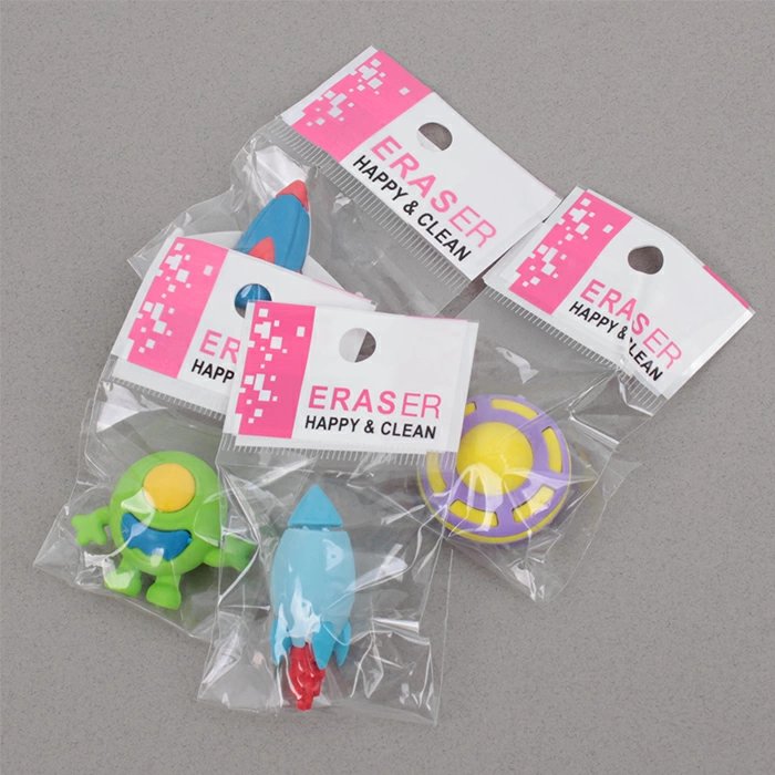 Ластик "Космические приключения" 4см (ассорти)