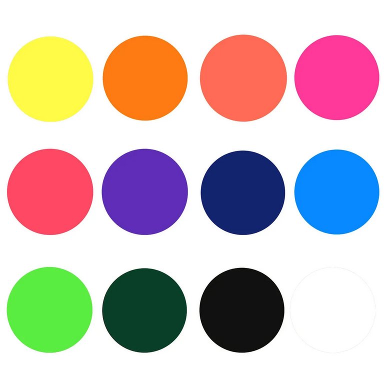 Краски акриловые художественные 12 цв. 12мл "Слон " Феникс+ неоновые цвета