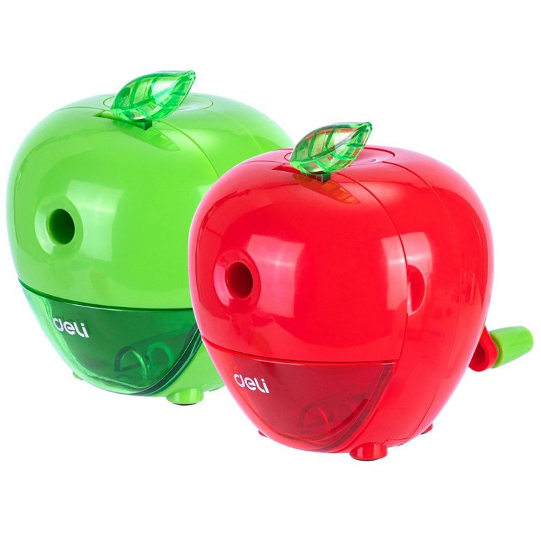 Точилка механическая пластиковый корпус Deli ассорти