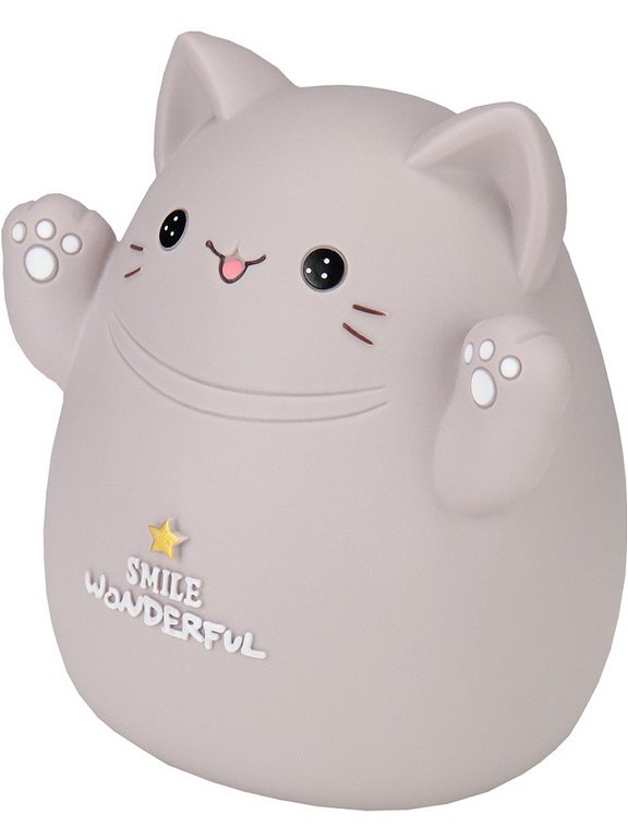 Копилка "Влюбленный котик" 15*14*13 см (пластик)