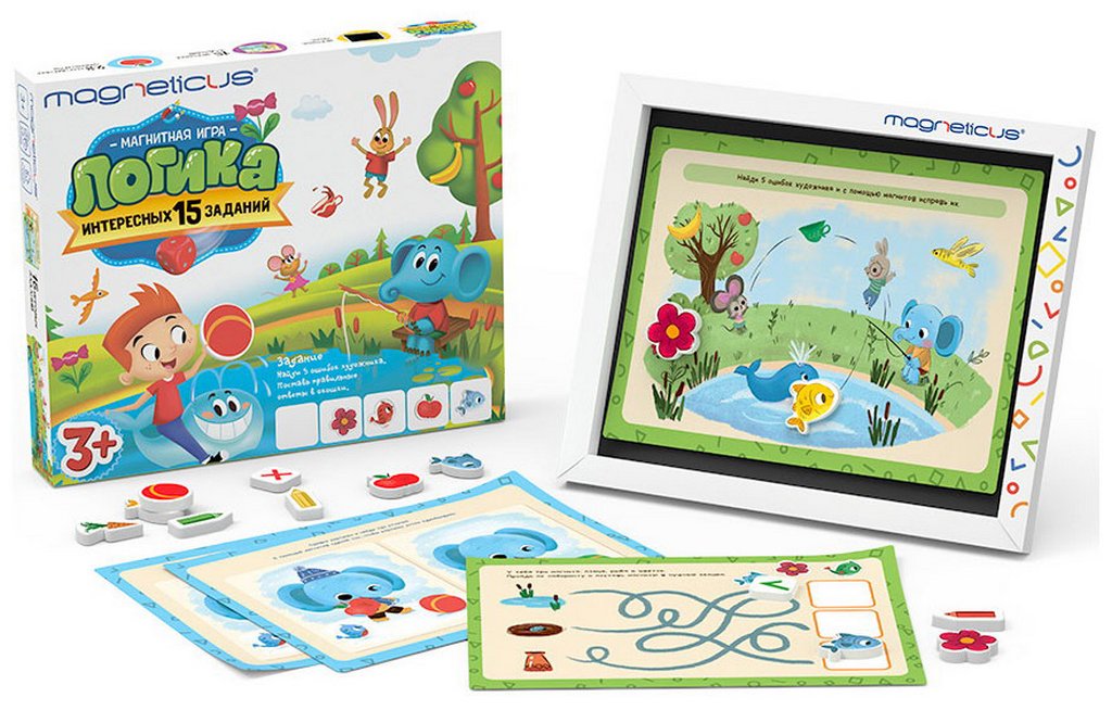 Игра развивающая Логика "Логика" (магнитная) MAGNETICUS