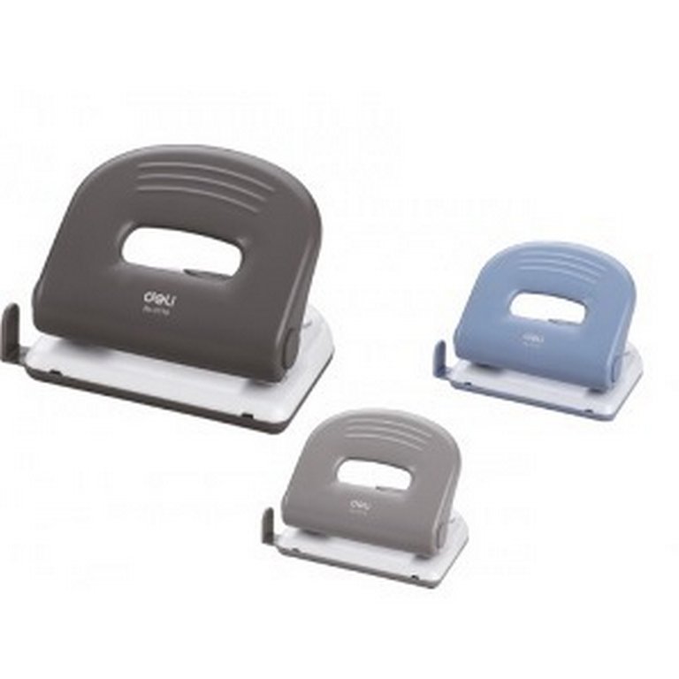 Дырокол до 25л метал. Deli Pro с линейкой ассорти