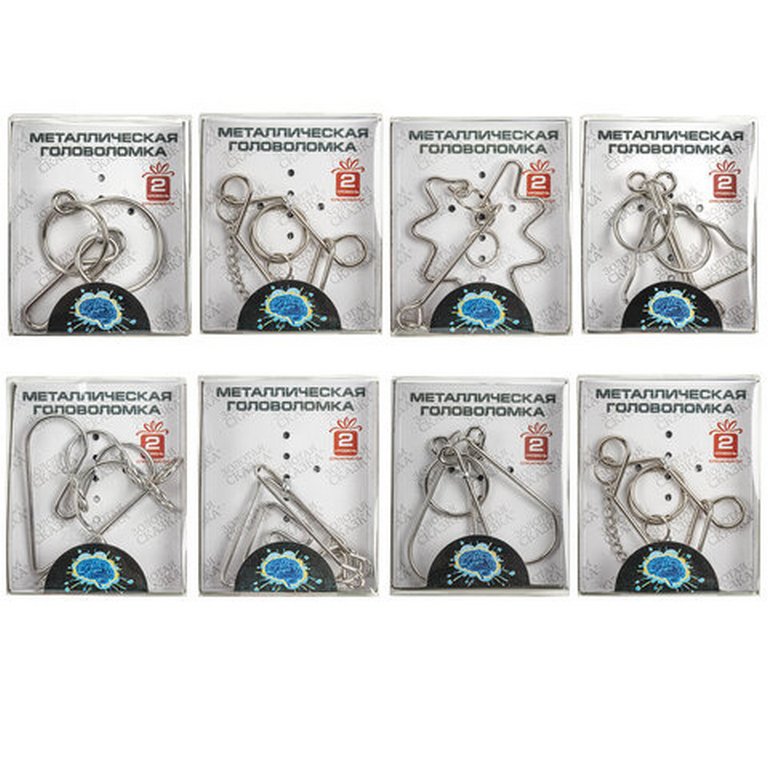 Головоломка из металла (ассорти) Золотая сказка