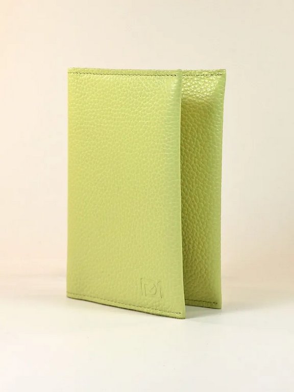 Обложка для паспорта D.Morelli "Монтана" нат. кожа, лимон