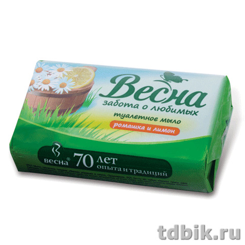 Мыло туалетное Весна ассорти 90 г.