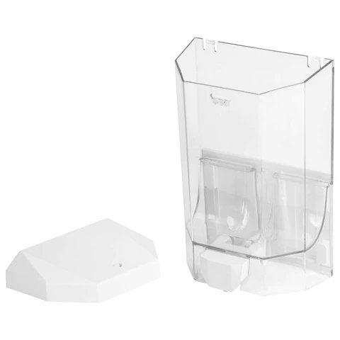 Диспенсер для жидкого мыла 1л, прозрачный пластик наливной LAIMA