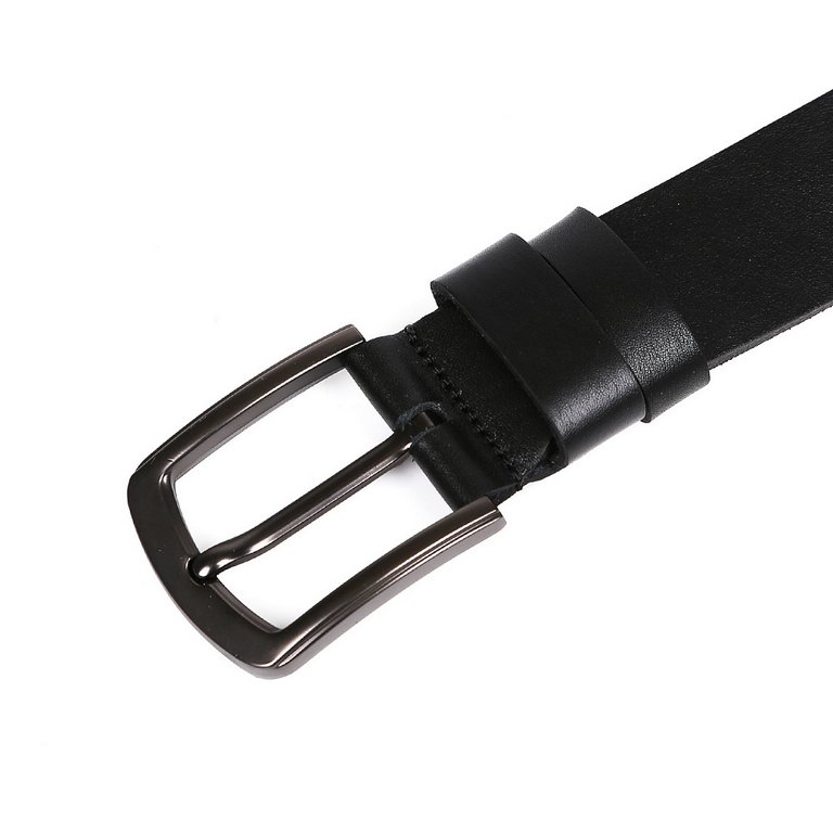 Ремень FABRETTI мужской, 40 мм, натуральная кожа, размер 130, черный