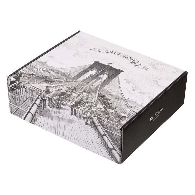 Сумка-органайзер Dr.Koffer 20*13*4см, нат. кожа, коричневый