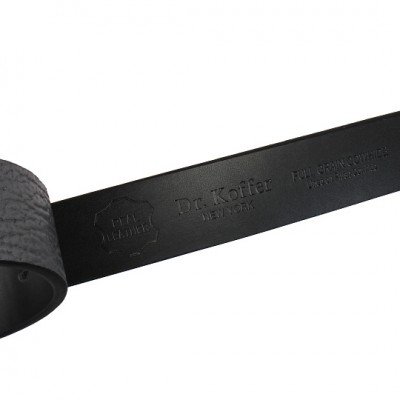 Ремень Dr.Koffer мужской нат. кожа, черный