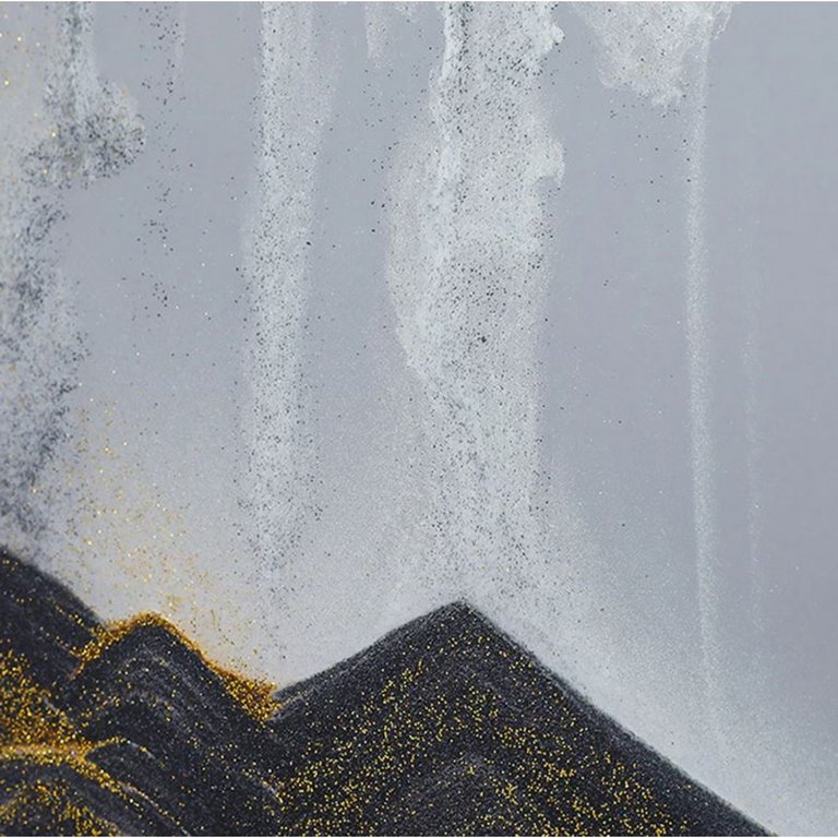 Антистресс картина  "Аспро", 13*18 см, песок чёрный