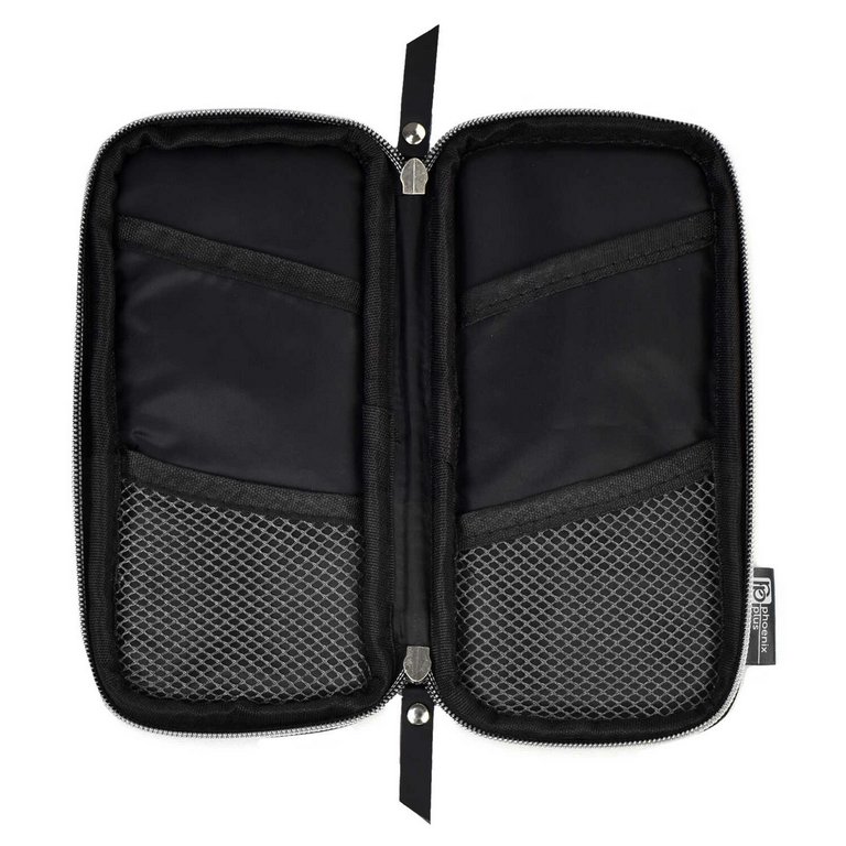 Пенал 1 отд. для мальчика Феникс+ "Собака в очках" 11x20x2 см (ткань)