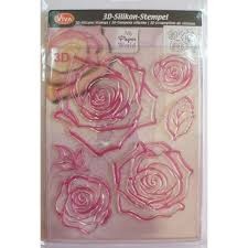 Штамп силиконовый Viva Decor 14*18см "Роза"