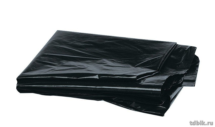 Мешки для мусора 120л. 25 шт/уп (40 мкм) ПВД 70*110 см. черные ФУ