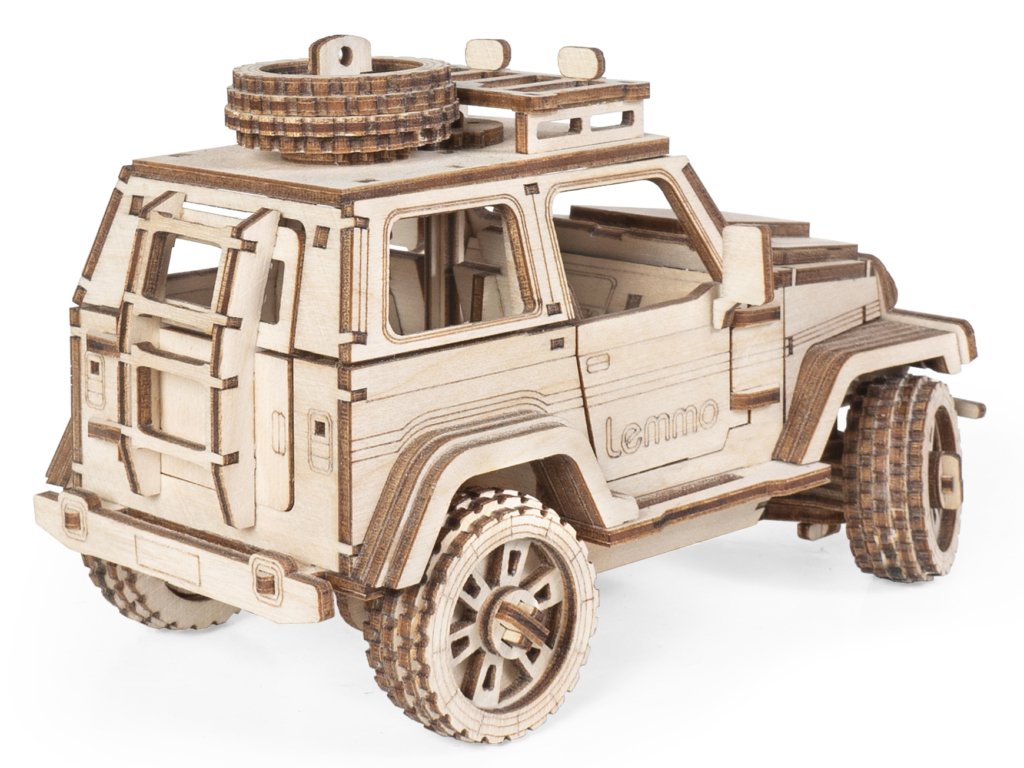 Сборная модель из дерева  148 дет. "Внедорожник Трикс" 200*150*110мм