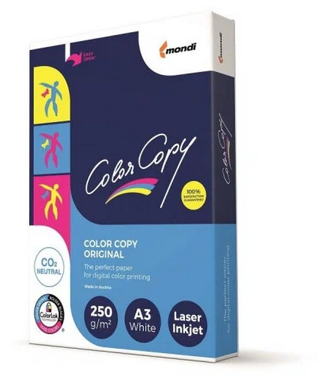 Бумага для полноцв. печати Color Copy А3 (297*420мм) 250 гр. (125л)