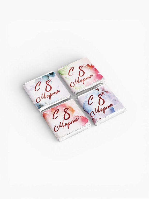 Шоколад молочный "8 марта" с предсказаниями 5 г