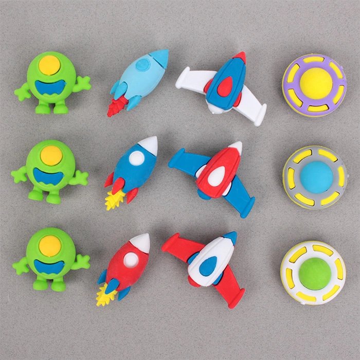 Ластик "Космические приключения" 4см (ассорти)