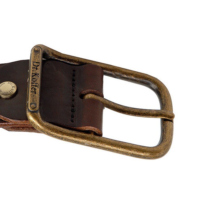 Ремень Dr.Koffer мужской нат. кожа, коричневый