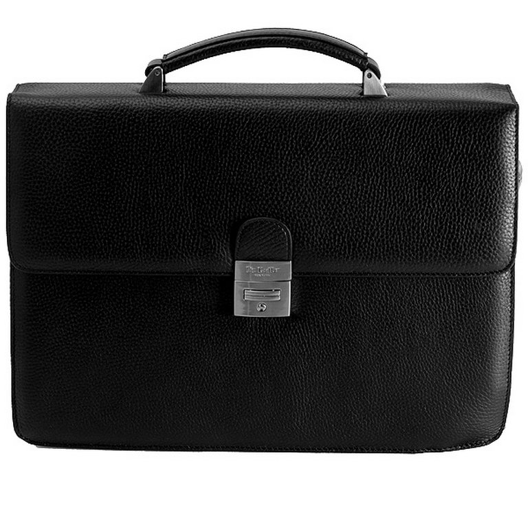 Портфель Dr.Koffer нат. кожа, черный