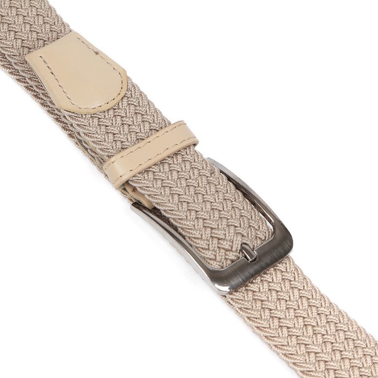 Ремень FABRETTI универсальный, полиэстер размер 125, бежевый