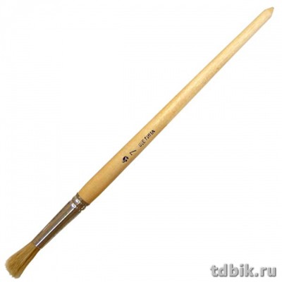 Кисть Щетина № 7 круглая оформительская ГРААЛЬ