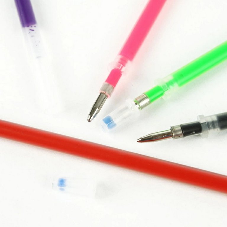 Стержень гелевый 130мм набор 10цв неон. 0,7мм Darvish