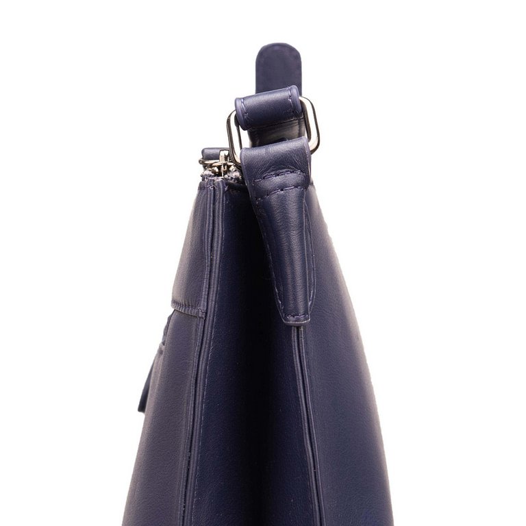 Сумка женская Dr.Koffer 27х19х9см см, нат.кожа фиолетовая