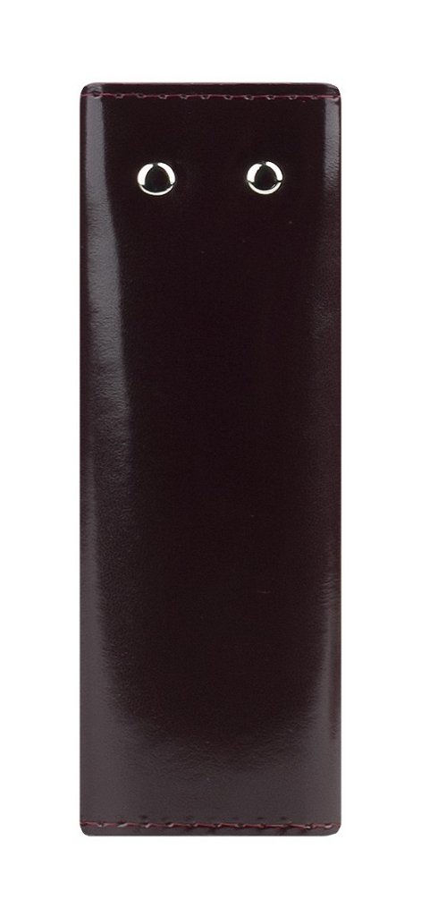 Футляр для ключей Alliance нат. кожа 14x5см, на 2 кнопках, бордо