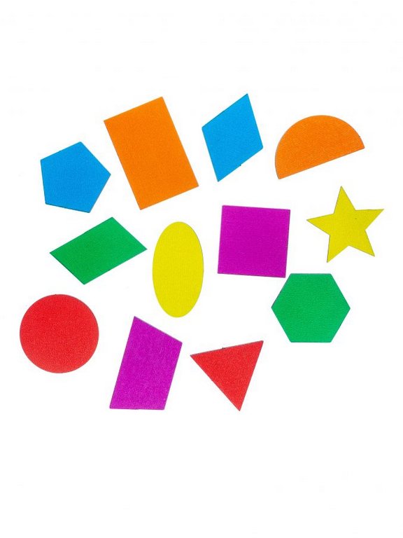 Доска-вкладыш Монтессори "Геометрические формы" (дерево) WOODLENDTOYS