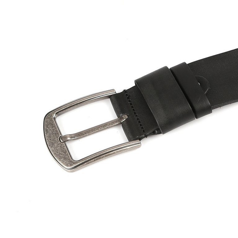 Ремень LEO VENTONI мужской, 40 мм, натуральная кожа, размер 130, черный