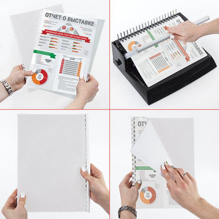 Обложки А4 кожа белый (100 шт), 230г/м2 BRAUBERG